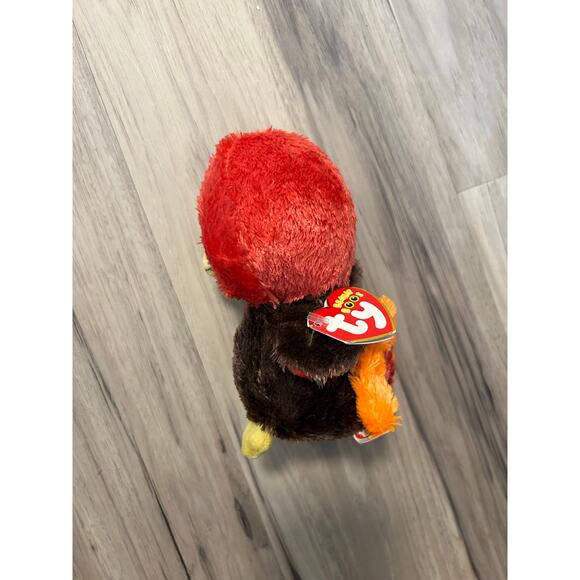 Ty Beanie Boos 2013 GOBBLES the Turkey 6" NEW Tags Plush Stuffed Animal Toy - Picture 3 of 7